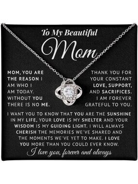 Meaningful Necklace for Mom - Sentimental Gift from Son, Unique Mother's Day
